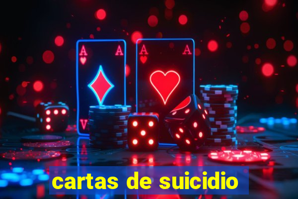 cartas de suicidio